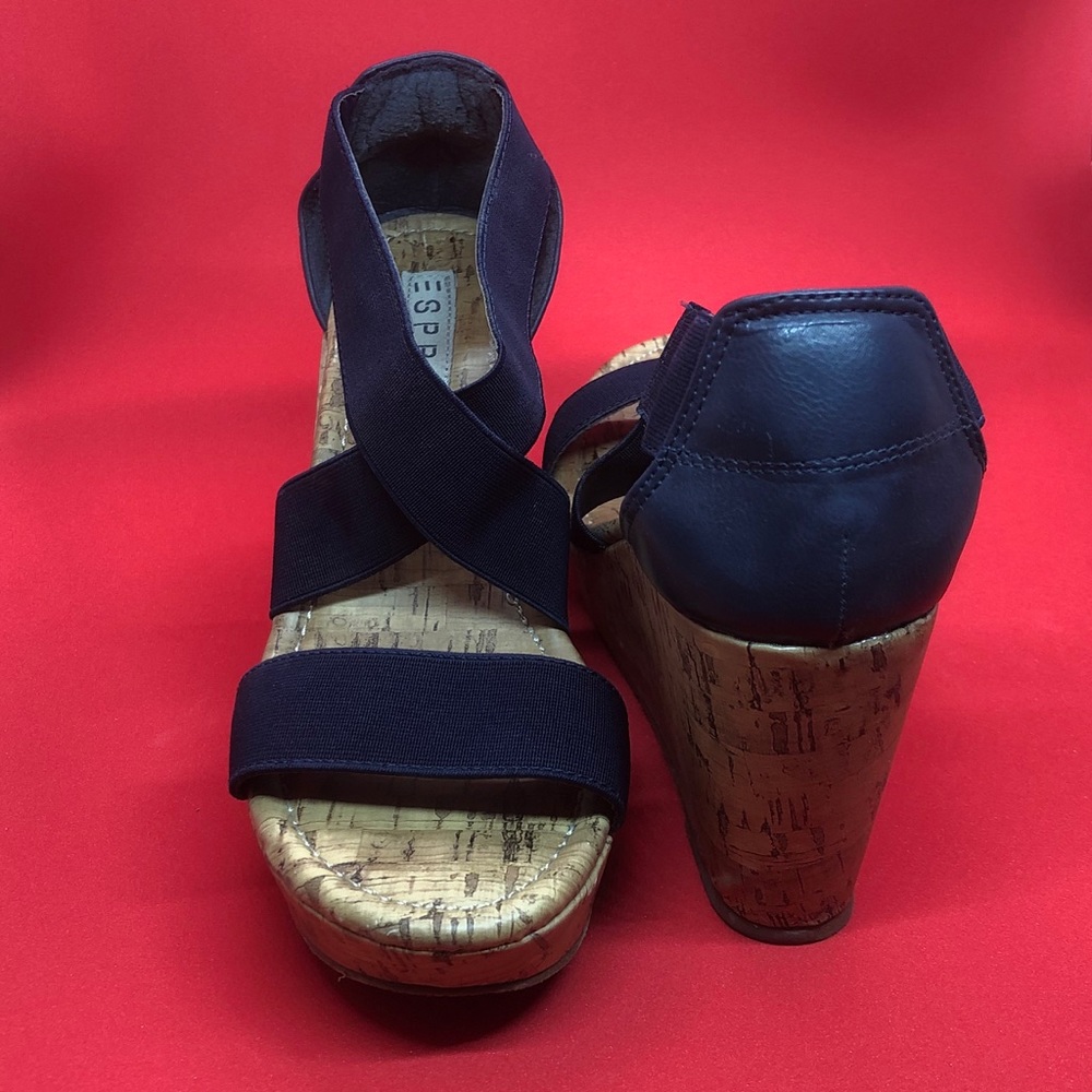 Blue sandals